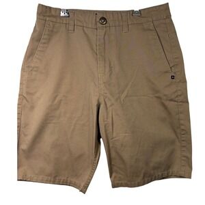 Rip Curl Chino Shorts Mens 29 Brown Excellent Standard Fit Surf Casual